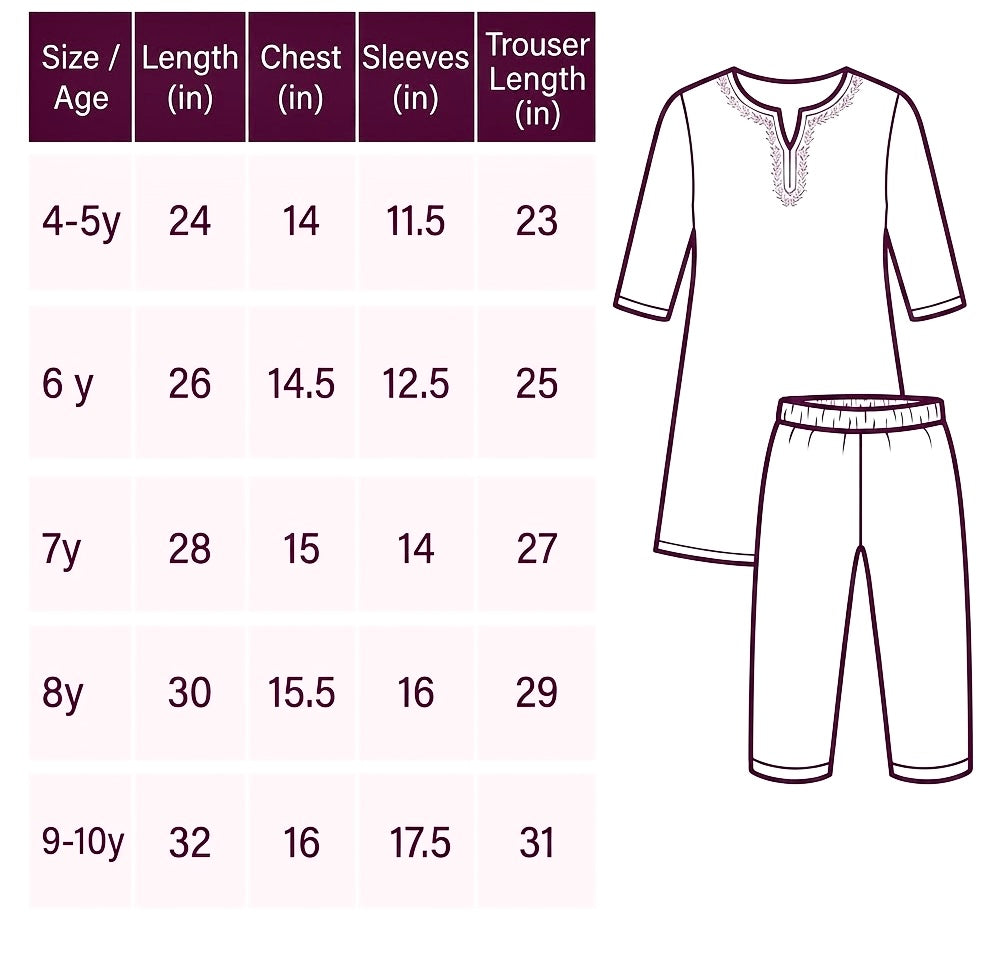 Grey Leaf Cotton Co-Ord Set